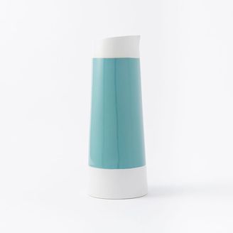 west elm Metallic Stripe Ceramic Vases
