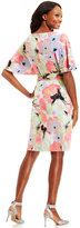 Thumbnail for your product : Tahari ASL Floral-Print Faux-Wrap Dress