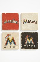 Thumbnail for your product : STUDIO VERTU 'Miami Marlins' Marble Coasters (Set of 4)