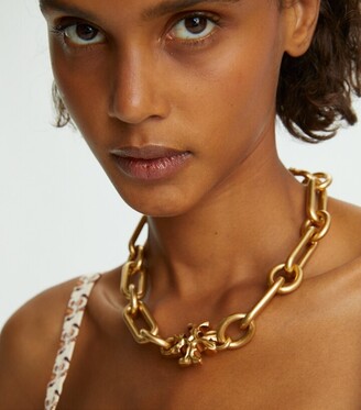 “Tory Burch” Roxanne ショートチェーンネックレス Roxanne Chain Short Necklace: Women's Designer Necklaces