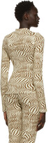 Thumbnail for your product : Eckhaus Latta Beige & Brown Pop Cardigan