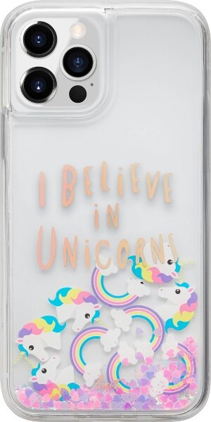 LAUT LAUTiPhone12/iPhone12ProLiquidGlitterCase-Unicorn:PlasticSolidPattern