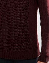 Thumbnail for your product : Religion Casey Textured Knit Crew Sweater