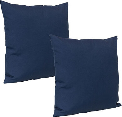 Net Health Shops Navy Throw 2-pc. Square Throw Pillow