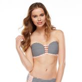 Thumbnail for your product : Candies Candie's ® striped bandeau bikini top - juniors