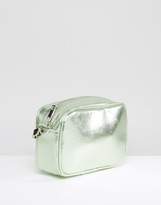 Thumbnail for your product : ASOS Metallic Cross Body Bag With Bow Interest Strap