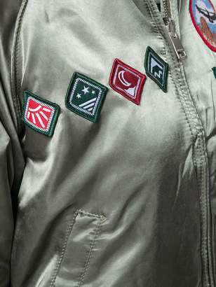 Diesel patch bomber jacket