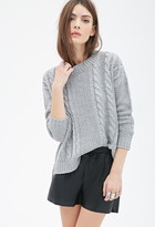 Thumbnail for your product : Forever 21 Cable Knit Sweater