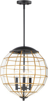 Everly Quinn Aurik 3 - Light Unique Geometric Pendant