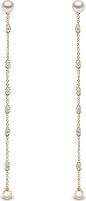 Yoko London 18kt yellow gold Trend diamond earrings