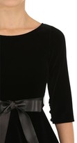Thumbnail for your product : Cc By Camilla Cappelli Velvet Mini Dress With Leather Belt