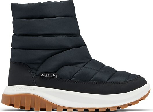 Women's Columbia Snowtrot™ Mid Winter Boots Outdoor 10 Black Sea Salt