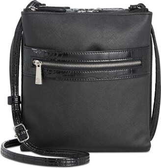 Leather crossbody bag Giani Bernini Black in Leather - 26941375