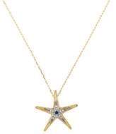 Thumbnail for your product : Sapphire & Diamond Starfish Pendant Necklace yellow Sapphire & Diamond Starfish Pendant Necklace