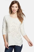 Thumbnail for your product : Nordstrom Wit & Wisdom Embroidered French Terry Sweatshirt Exclusive)
