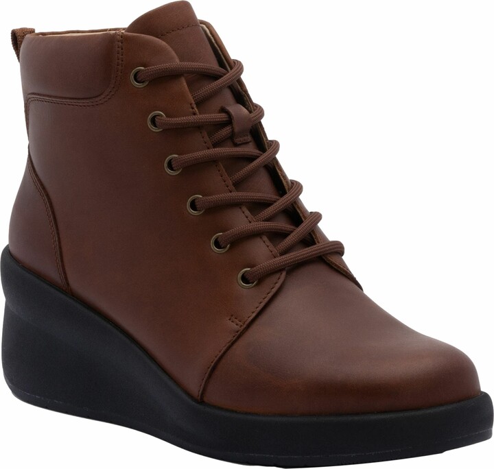 Wide Fit Tan Leather Boots ShopStyle UK