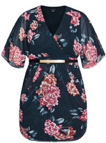 Thumbnail for your product : City Chic Jade Floral Dress - jade