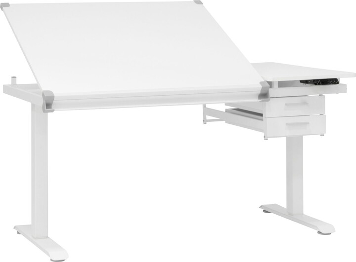 Studio Designs HOME Studio Designs Graphix eLift Split Top Adjust. Draft Table