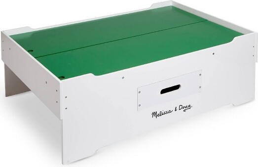Melissa & Doug Melissa&DougDeluxeWoodenMulti-ActivityPlayTable-ForTrainsPuzzlesGamesMore
