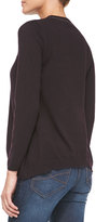 Thumbnail for your product : Brunello Cucinelli Cashmere Trapeze Pullover Sweater, Blackberry