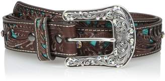 Ariat Womens Belt with Turquoise Inlay A1513402