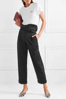 Thumbnail for your product : Carven Ruffled Cotton Straight-leg Pants
