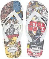 Thumbnail for your product : Havaianas Star Wars Flip Flops (White/White/Black) Men's Sandals