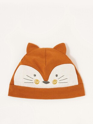 Monsoon Baby Boys Fox Hat - Orange