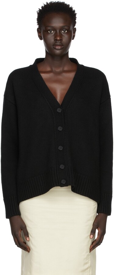 long black cashmere cardigan