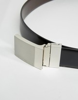 Thumbnail for your product : French Connection Reversible Leather Plaque Belt