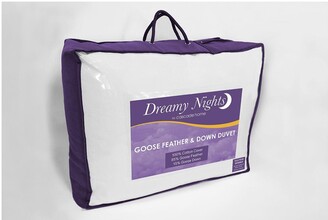Cascade Home Dreamy Nights Natural Goose Feather & Down 13.5 Tog Duvet Set Db