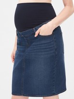 Thumbnail for your product : Gap Maternity Full Panel Denim Skirt