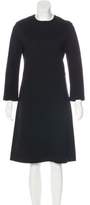 Thumbnail for your product : Celine Long Sleeve Knee-Length Dress