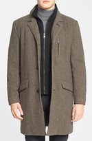 Thumbnail for your product : Marc New York 1609 Marc New York by Andrew Marc 'Holt' Herringbone Topcoat (Online Only)