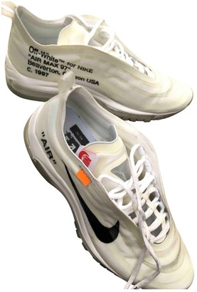 nike white air max 97 trainers