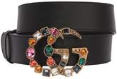 Thumbnail for your product : Gucci 40mm Gg Marmont Multicolor Buckle Belt