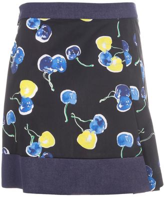 MSGM Printed Mini Skirt