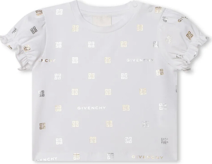 Givenchy Kids 4G-print stretch-cotton T-shirt