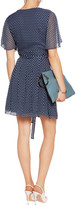 Thumbnail for your product : Diane von Furstenberg Katina Pleated Printed Silk-chiffon Wrap Mini Dress