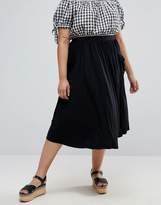 Thumbnail for your product : ASOS Curve Jersey Midi Skirt With Pockets