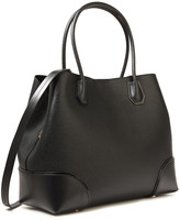 Thumbnail for your product : MICHAEL Michael Kors Patent-trimmed Textured-leather Tote