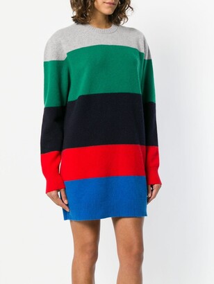 DSQUARED2 Striped Loose Fit Dress