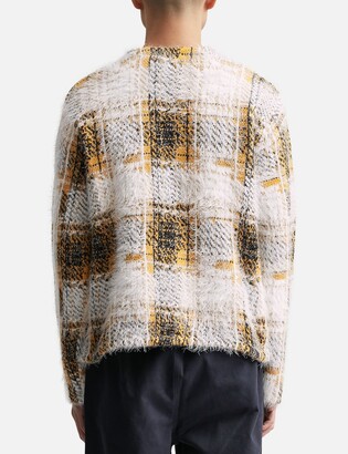 トップス Stussy HAIRY PLAID CARDIGAN Stussy Hairy Plaid Cardigan - ShopStyle