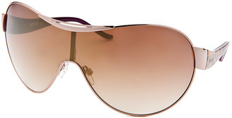 Just Cavalli Women's Shield Rose-Tone Sunglasses