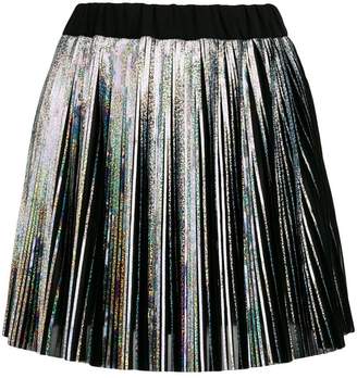 Balmain Holographic mini skirt