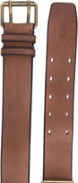 Thumbnail for your product : Gianfranco Ferré Pre-Owned 1990s Double-Pin Buckled Leather Belt