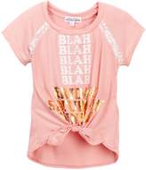 Thumbnail for your product : Ten Sixty Sherman Tie Front Lace Raglan Tee (Big Girls)