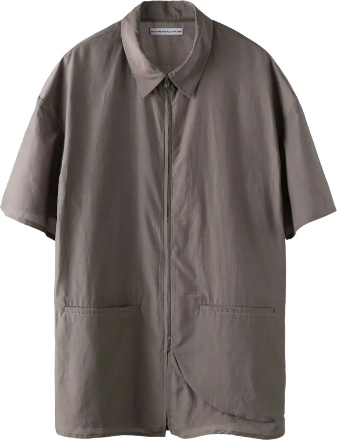 Post Archive Faction Silk Blend Shirt