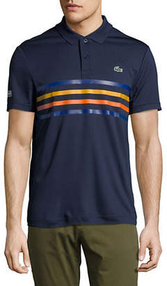 Lacoste Striped Short-Sleeve Polo