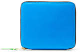 Comme des Garçons - Super Fluo Neon Leather Wallet - Bright blue